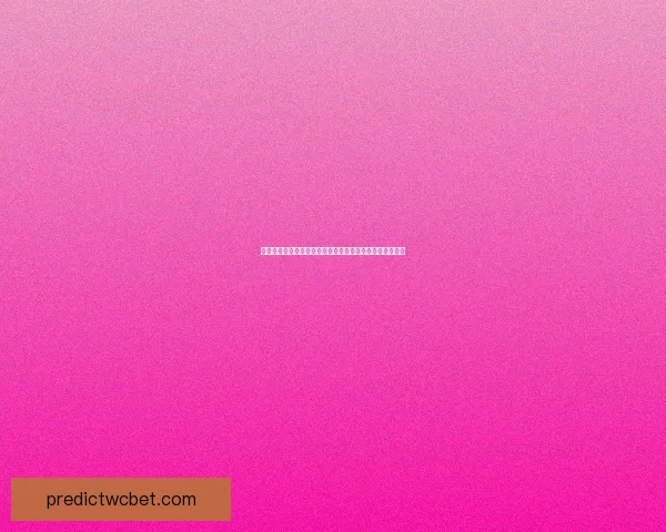 世界杯竞猜预测分析：数据驱动的胜负趋势与关键因素解析